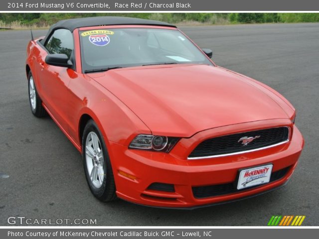 2014 Ford Mustang V6 Convertible in Race Red