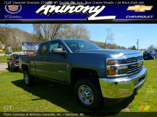2015 Chevrolet Silverado 2500HD WT Double Cab 4x4 in Blue Granite Metallic