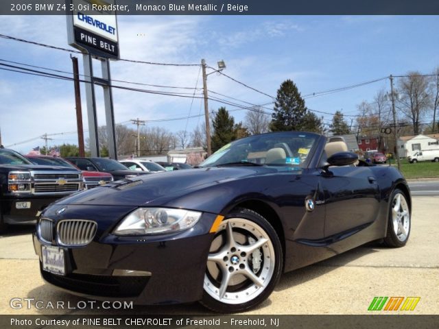 2006 BMW Z4 3.0si Roadster in Monaco Blue Metallic