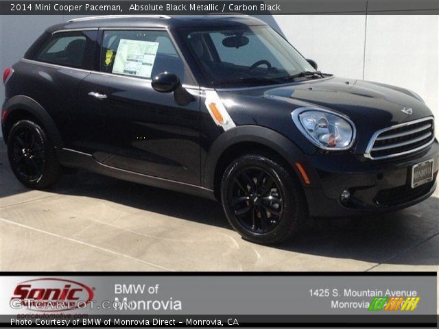 2014 Mini Cooper Paceman in Absolute Black Metallic