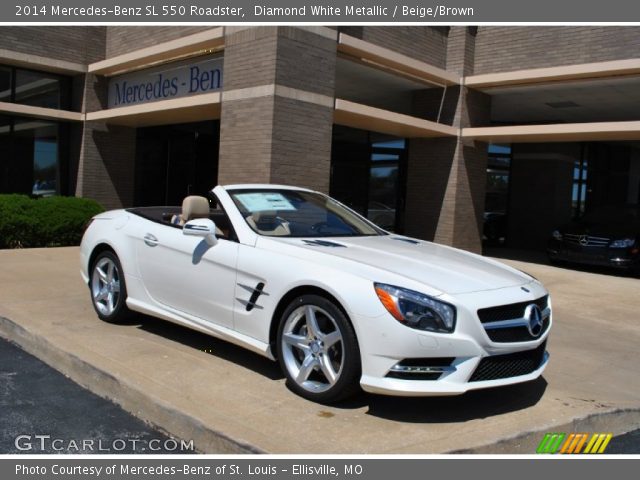 2014 Mercedes-Benz SL 550 Roadster in Diamond White Metallic
