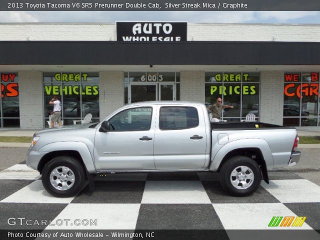 2013 Toyota Tacoma V6 SR5 Prerunner Double Cab in Silver Streak Mica