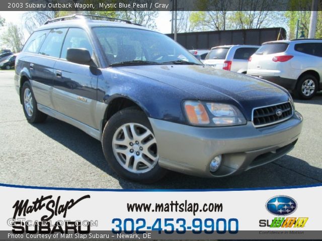 2003 Subaru Outback Wagon in Mystic Blue Pearl