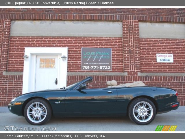 2002 Jaguar XK XK8 Convertible in British Racing Green