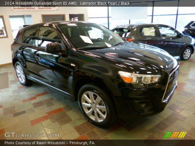 2014 Mitsubishi Outlander Sport ES AWD in Labrador Black Pearl
