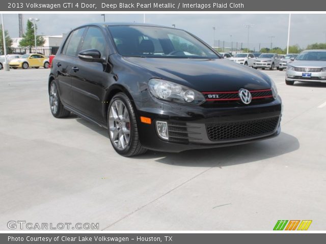 2013 Volkswagen GTI 4 Door in Deep Black Pearl Metallic