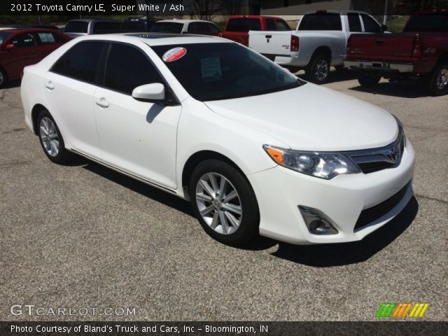 2012 Toyota Camry LE in Super White