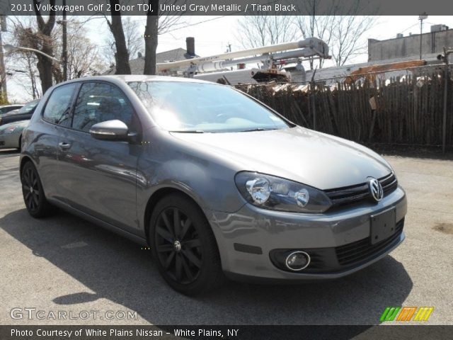 2011 Volkswagen Golf 2 Door TDI in United Gray Metallic