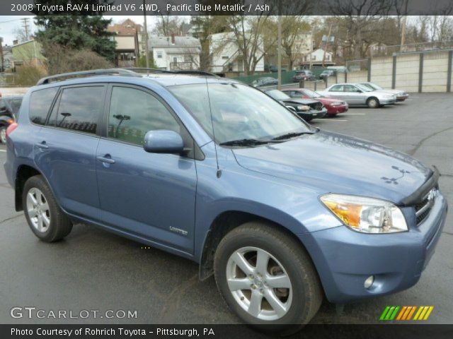 2008 Toyota RAV4 Limited V6 4WD in Pacific Blue Metallic