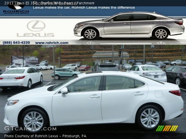 2013 Lexus ES 350 in Starfire White Pearl