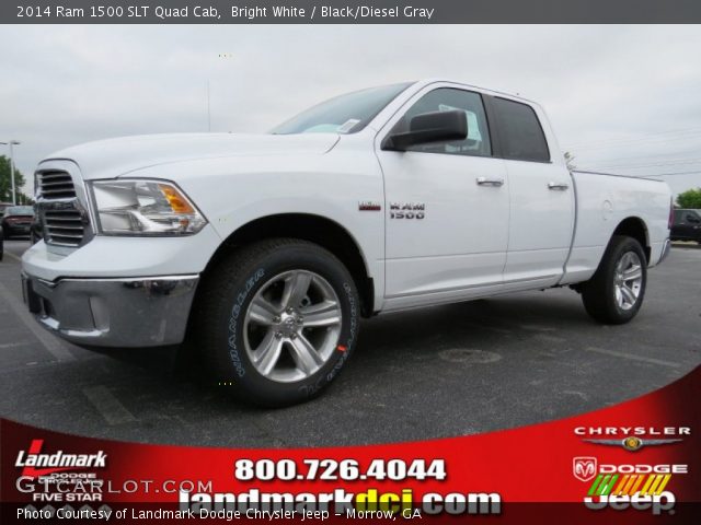 2014 Ram 1500 SLT Quad Cab in Bright White