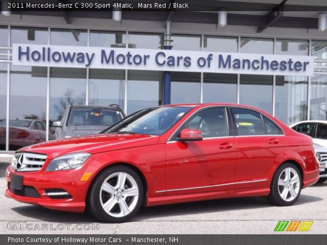 2011 Mercedes-Benz C 300 Sport 4Matic in Mars Red