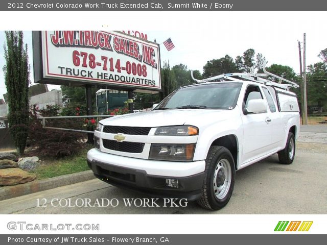 2012 Chevrolet Colorado Work Truck Extended Cab in Summit White
