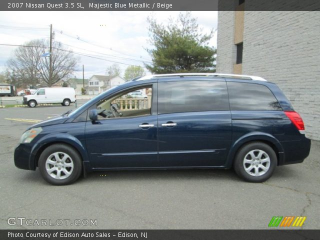2007 Nissan Quest 3.5 SL in Majestic Blue Metallic
