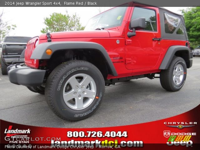 2014 Jeep Wrangler Sport 4x4 in Flame Red