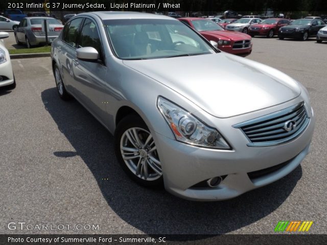 2012 Infiniti G 37 Journey Sedan in Liquid Platinum