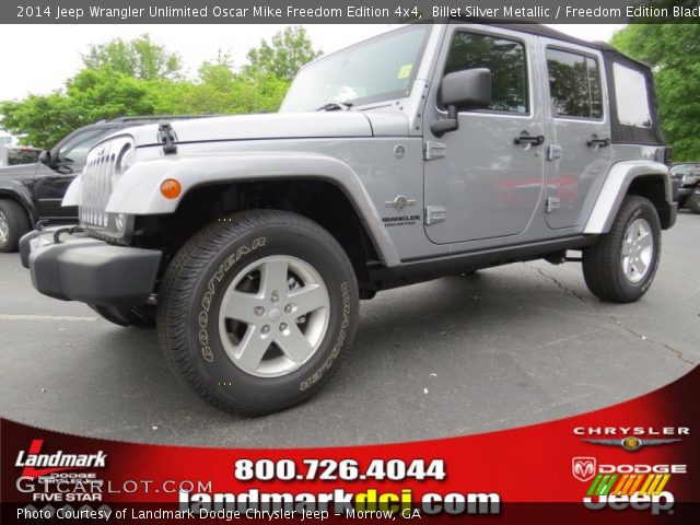 2014 Jeep Wrangler Unlimited Oscar Mike Freedom Edition 4x4 in Billet Silver Metallic