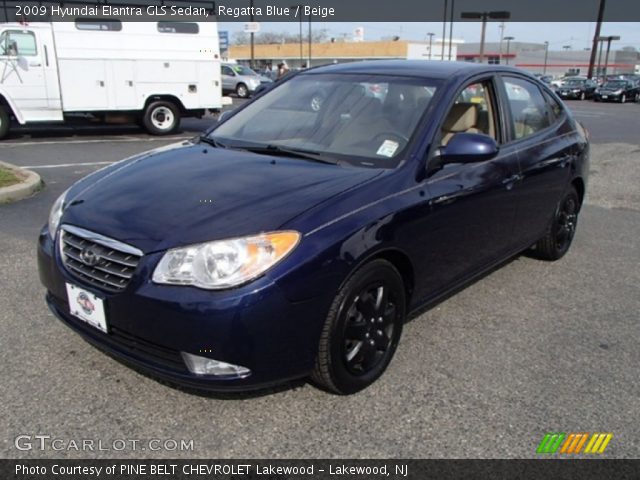 2009 Hyundai Elantra GLS Sedan in Regatta Blue