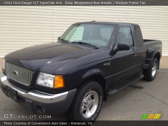 2001 Ford Ranger XLT SuperCab 4x4 in Deep Wedgewood Blue Metallic