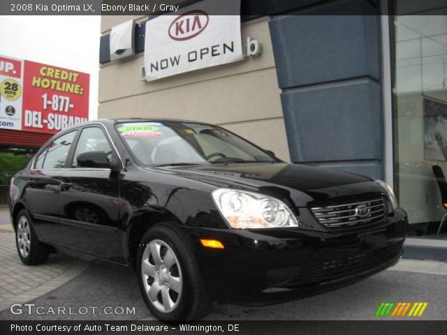 2008 Kia Optima LX in Ebony Black