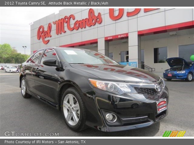 2012 Toyota Camry SE in Attitude Black Metallic