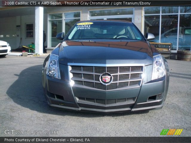 2008 Cadillac CTS 4 AWD Sedan in Thunder Gray Chromaflair