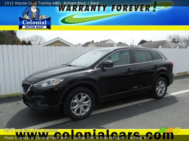2013 Mazda CX-9 Touring AWD in Brilliant Black