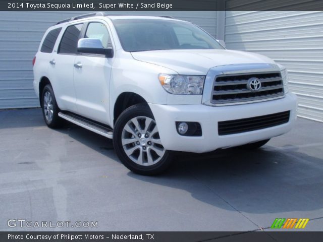 2014 Toyota Sequoia Limited in Super White