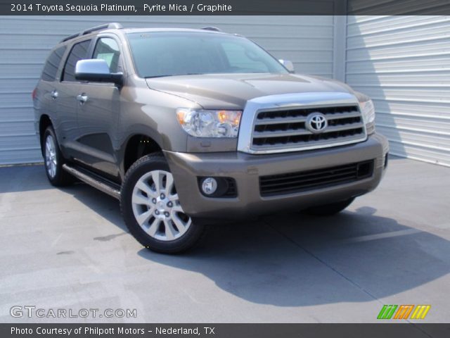 2014 Toyota Sequoia Platinum in Pyrite Mica