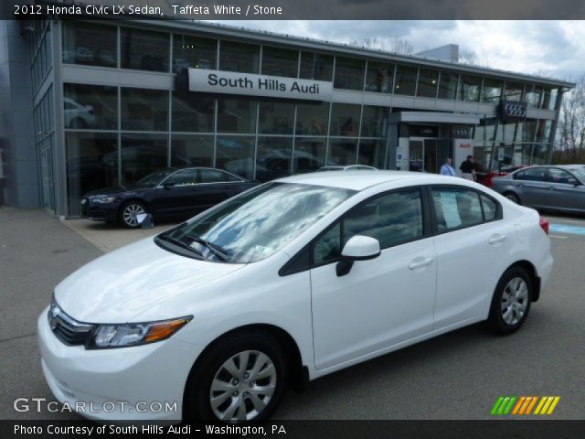 2012 Honda Civic LX Sedan in Taffeta White