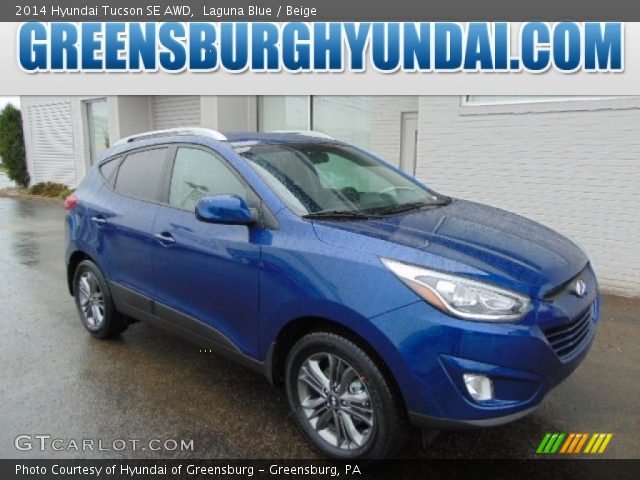 2014 Hyundai Tucson SE AWD in Laguna Blue