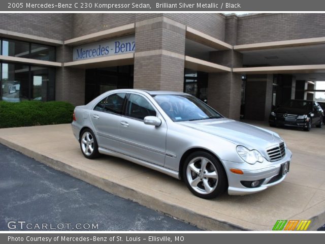 2005 Mercedes-Benz C 230 Kompressor Sedan in Brilliant Silver Metallic