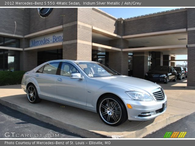 2012 Mercedes-Benz S 550 4Matic Sedan in Iridium Silver Metallic