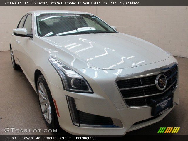2014 Cadillac CTS Sedan in White Diamond Tricoat