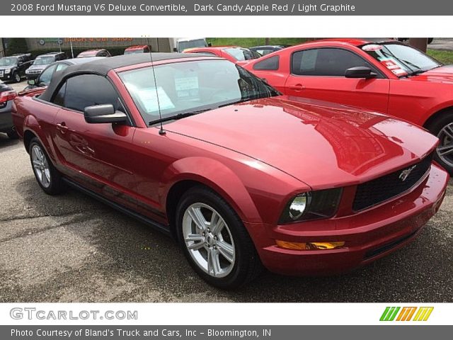 2008 Ford Mustang V6 Deluxe Convertible in Dark Candy Apple Red