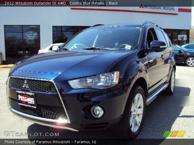 2012 Mitsubishi Outlander SE AWD in Cosmic Blue Metallic