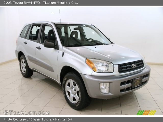 2003 Toyota RAV4 4WD in Titanium Metallic