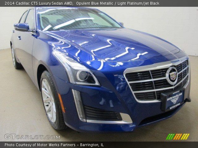 2014 Cadillac CTS Luxury Sedan AWD in Opulent Blue Metallic