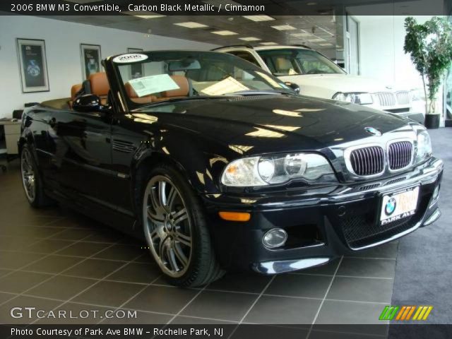 2006 BMW M3 Convertible in Carbon Black Metallic