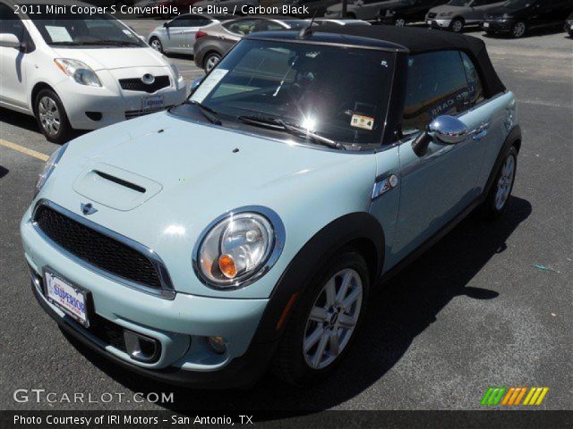 2011 Mini Cooper S Convertible in Ice Blue