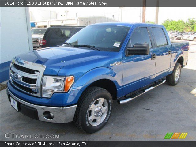 2014 Ford F150 XLT SuperCrew in Blue Flame