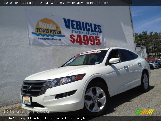 2010 Honda Accord Crosstour EX-L 4WD in White Diamond Pearl