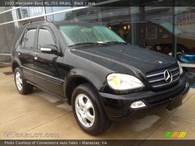 2003 Mercedes-Benz ML 350 4Matic in Black