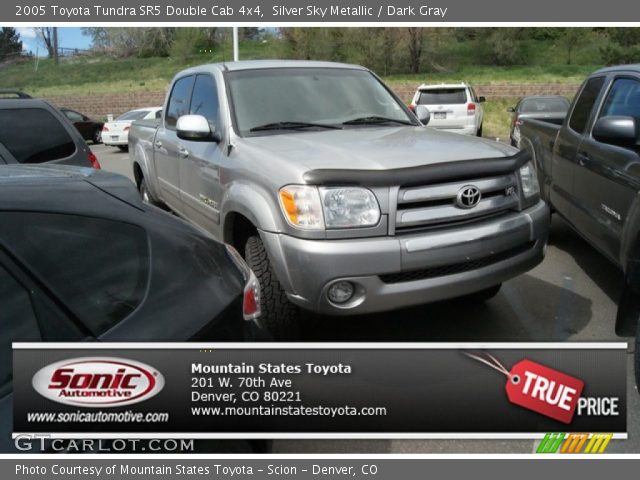2005 Toyota Tundra SR5 Double Cab 4x4 in Silver Sky Metallic