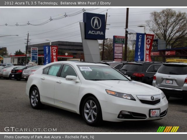 2012 Acura TL 3.5 Technology in Bellanova White Pearl