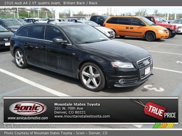 2010 Audi A4 2.0T quattro Avant in Brilliant Black
