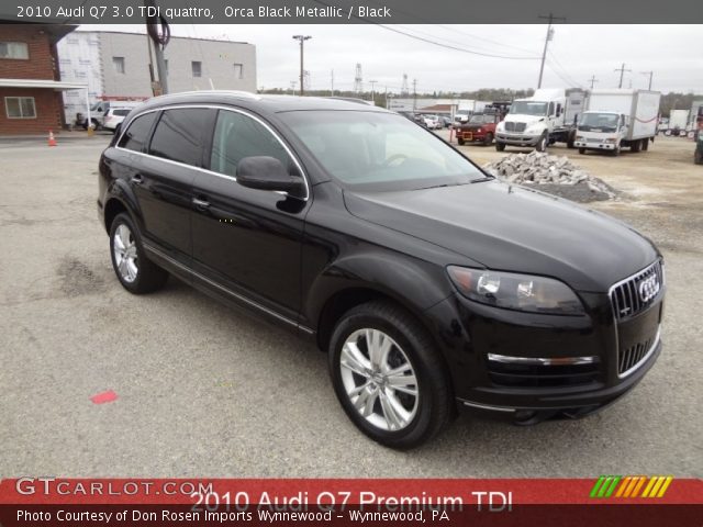 2010 Audi Q7 3.0 TDI quattro in Orca Black Metallic