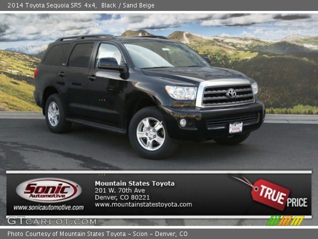 2014 Toyota Sequoia SR5 4x4 in Black
