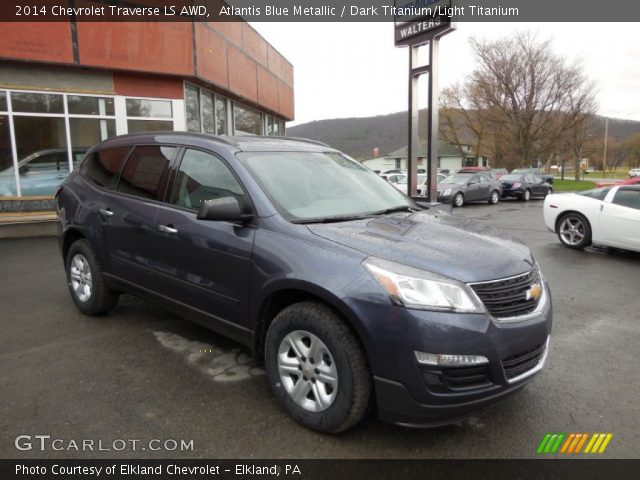 2014 Chevrolet Traverse LS AWD in Atlantis Blue Metallic