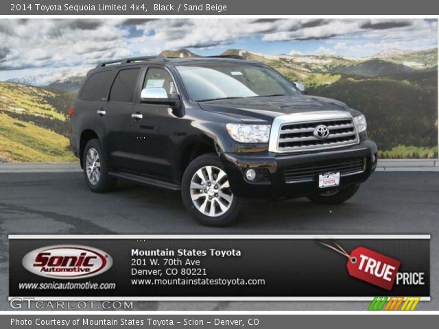 2014 Toyota Sequoia Limited 4x4 in Black